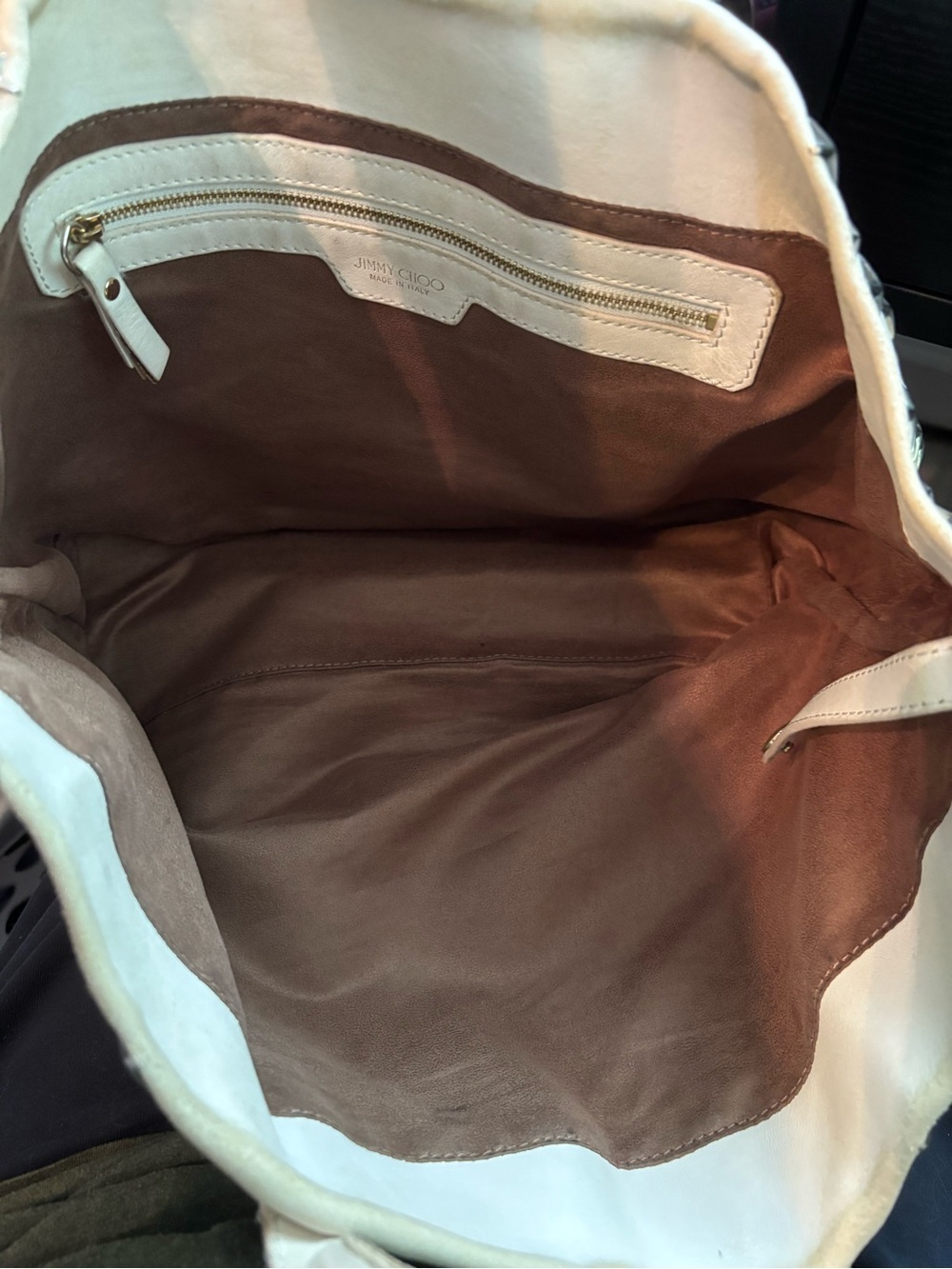 Authentic Jimmy Choo Sasha Star Studded Tote – Soft Leather - Picture 10 of 13